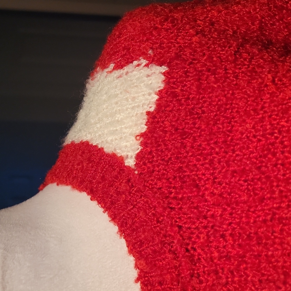 Chanel Uniform 22P Red and White Women's Sweater - Picture 3 of 10